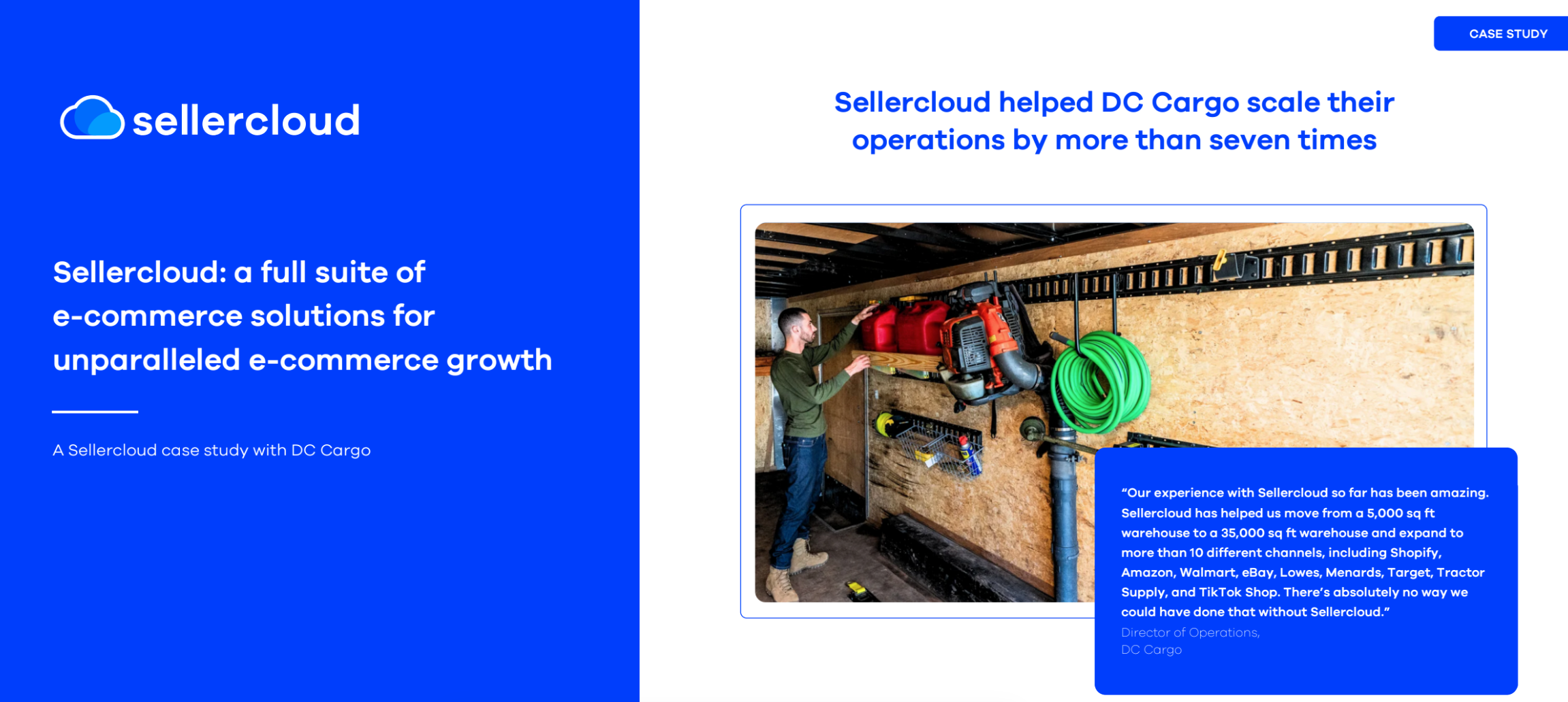 Sellercloud helped DC Cargo scale their operations by more than seven times